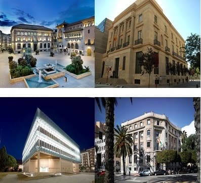 Banco de España en diferentes provincias